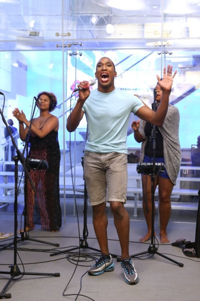 Anthony Wayne with Anastacia McCleskey and Jacqueline Arnold Photo