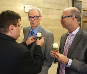 David Gersten with Preston Ridge and Richard Ridge @ BroadwayWorld David Gersten with Preston Ridge and Richard Ridge Photo