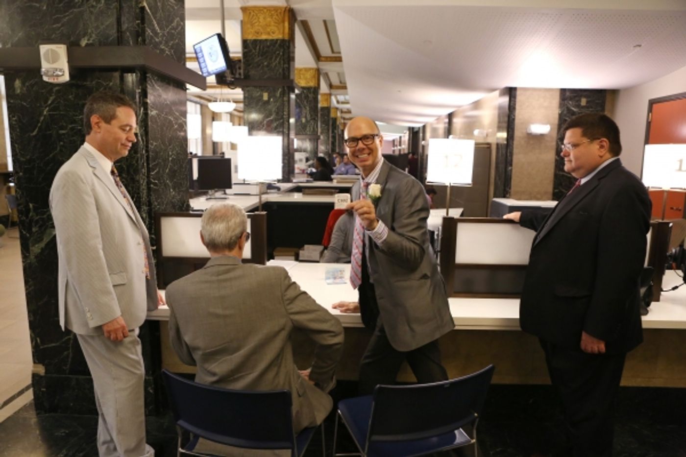 Photo Coverage: A Broadway Wedding! Richard and Preston Ridge Tie the Knot  Image