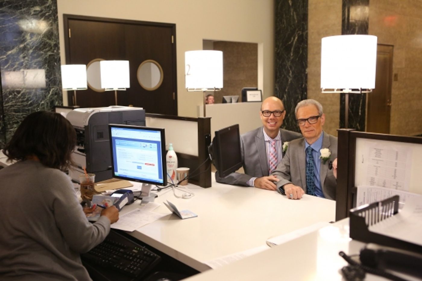 Photo Coverage: A Broadway Wedding! Richard and Preston Ridge Tie the Knot  Image