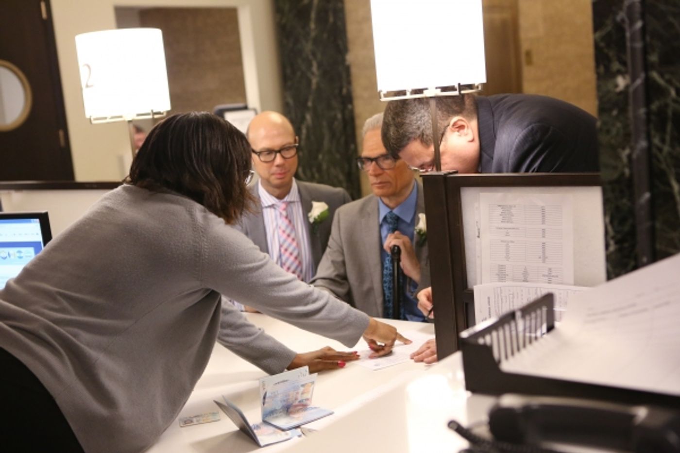 Photo Coverage: A Broadway Wedding! Richard and Preston Ridge Tie the Knot  Image