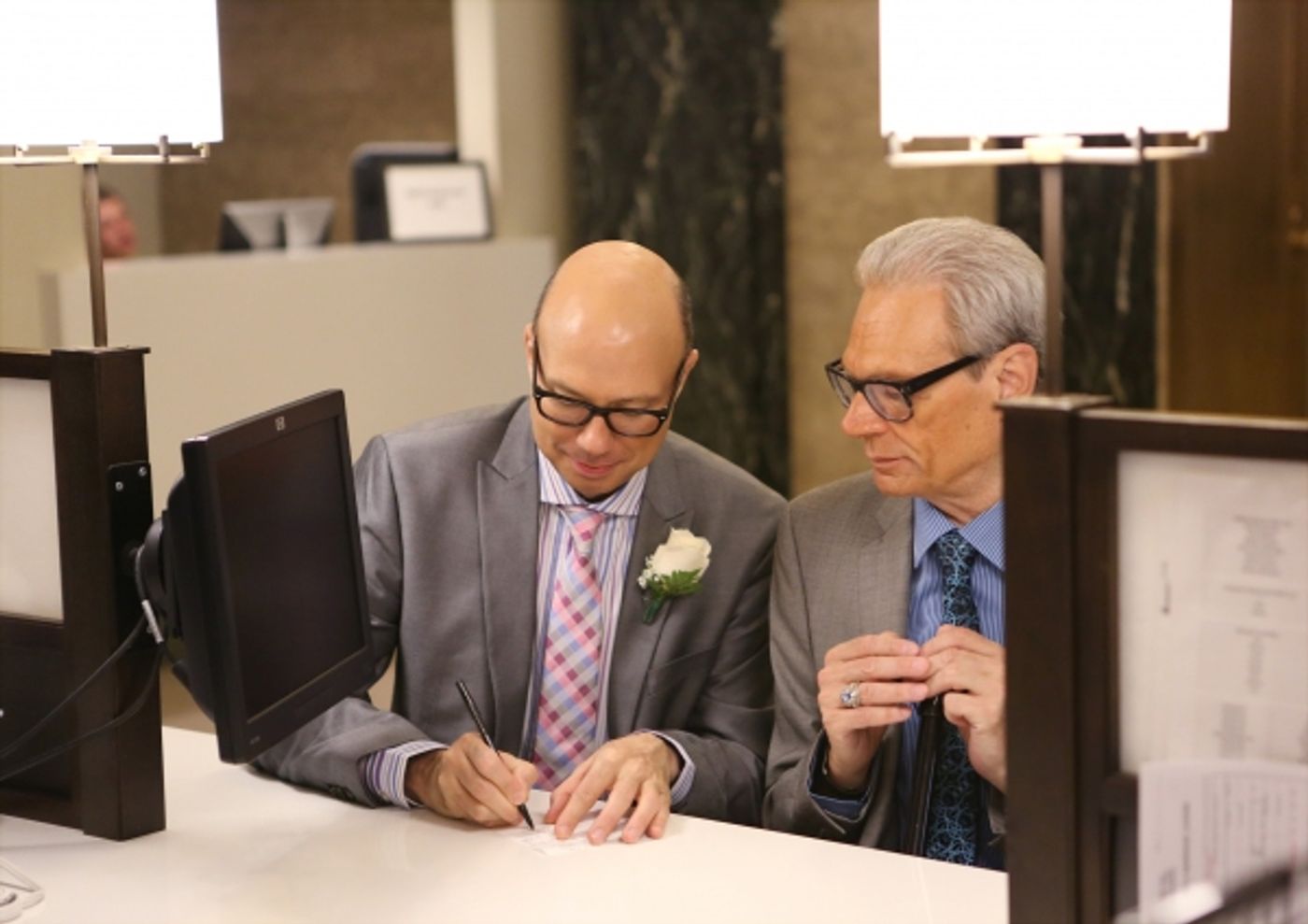 Photo Coverage: A Broadway Wedding! Richard and Preston Ridge Tie the Knot  Image