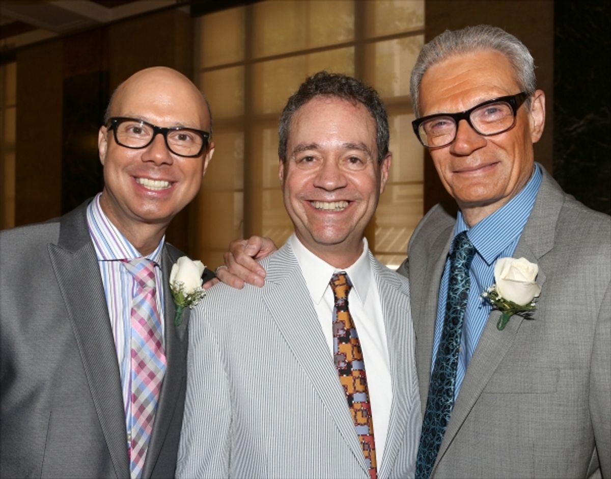 Richard Ridge, Mark Sendroff and Preston Ridge at 