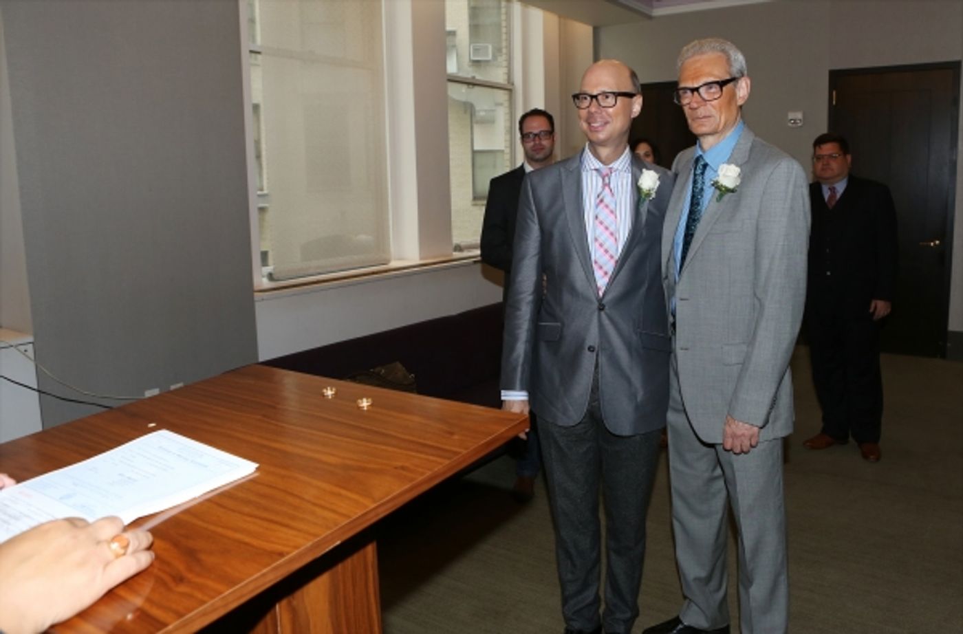 Photo Coverage: A Broadway Wedding! Richard and Preston Ridge Tie the Knot  Image