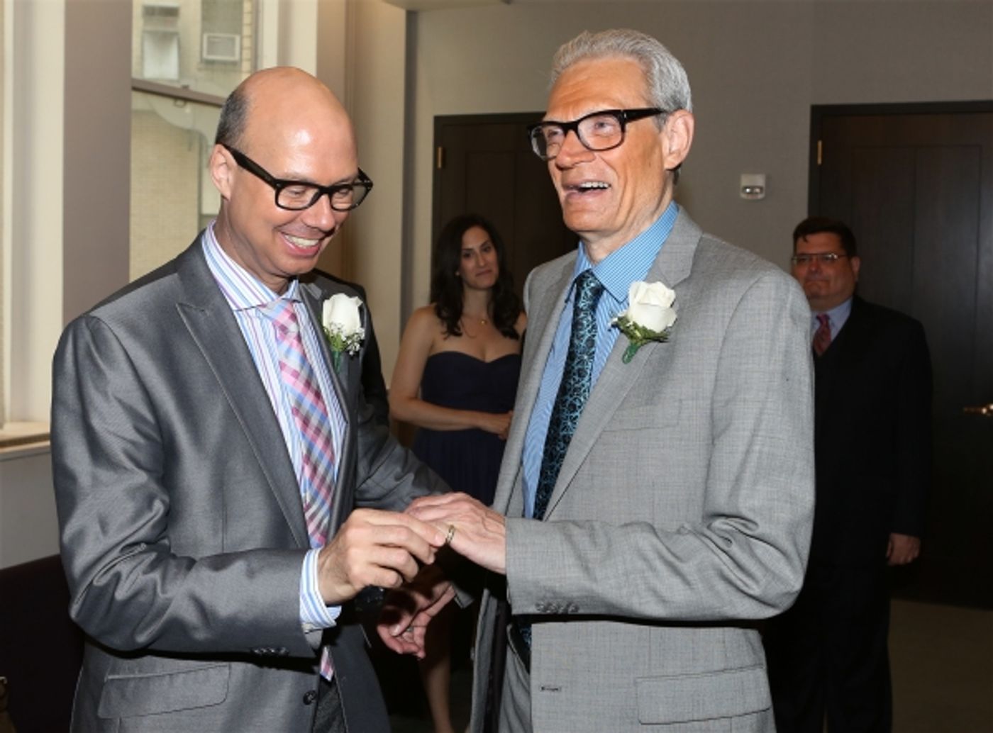 Photo Coverage: A Broadway Wedding! Richard and Preston Ridge Tie the Knot  Image
