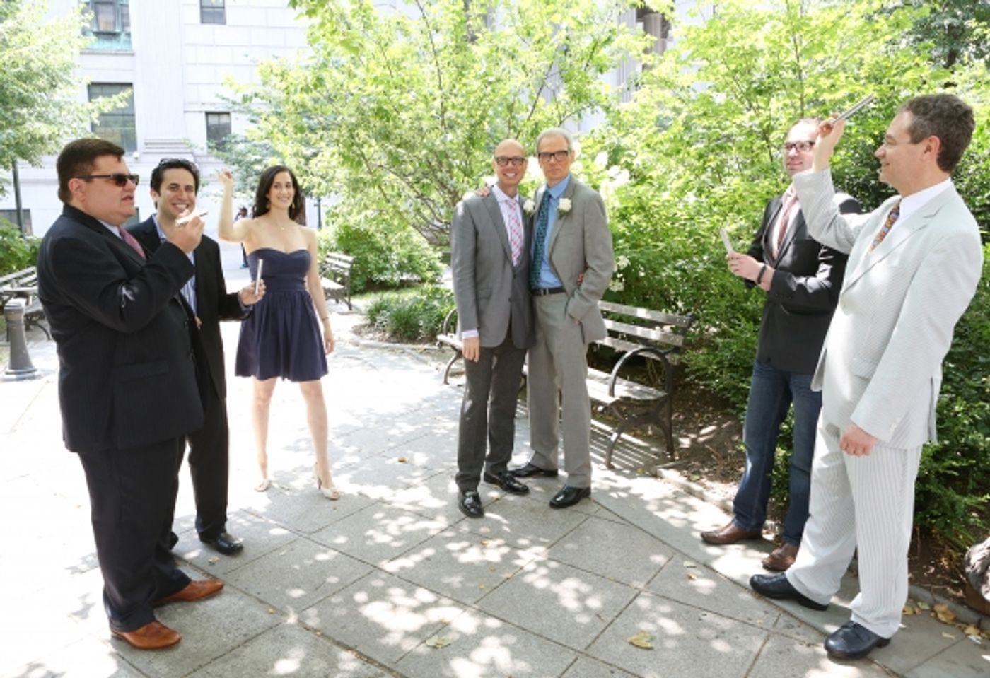 Photo Coverage: A Broadway Wedding! Richard and Preston Ridge Tie the Knot  Image