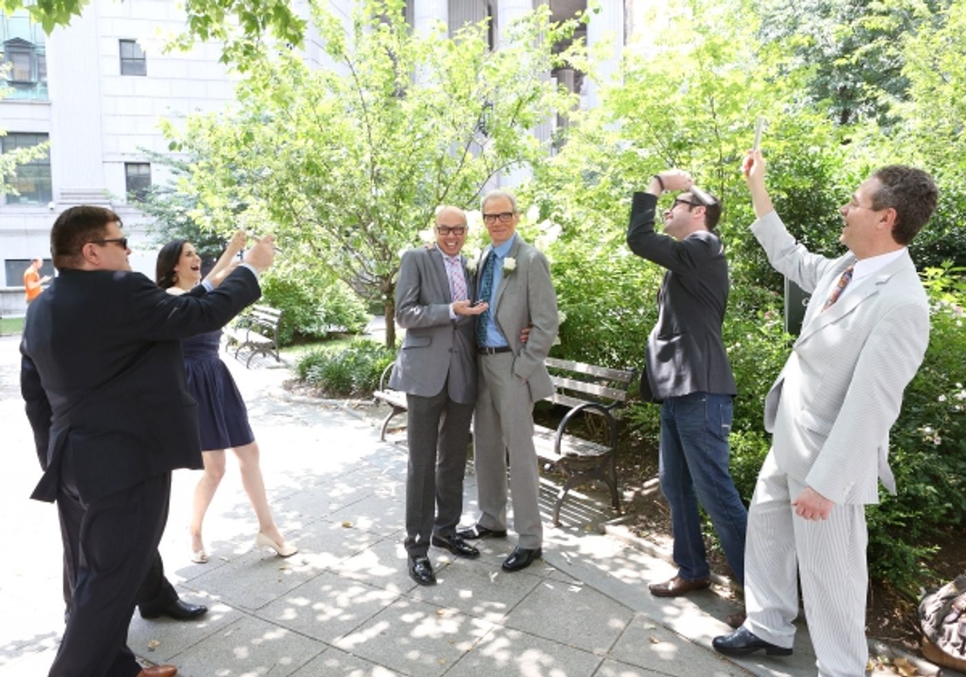 Photo Coverage: A Broadway Wedding! Richard and Preston Ridge Tie the Knot  Image