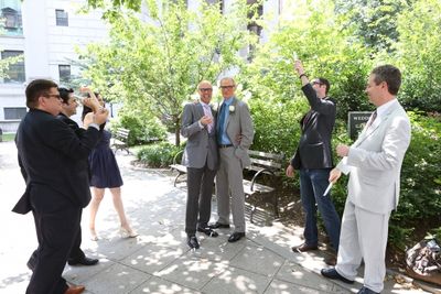 David Gersten, Richard Ridge, Preston Ridge, Jennifer Diamond, Ryan Spahn and Mark Se Photo