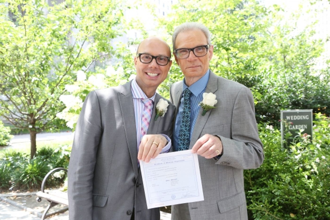 Photo Coverage: A Broadway Wedding! Richard and Preston Ridge Tie the Knot  Image