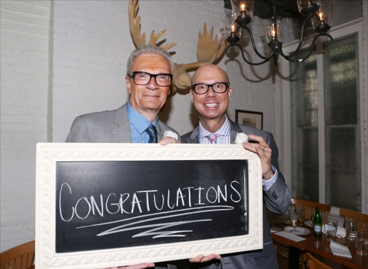 Photo Coverage: A Broadway Wedding! Richard and Preston Ridge Tie the Knot  Image