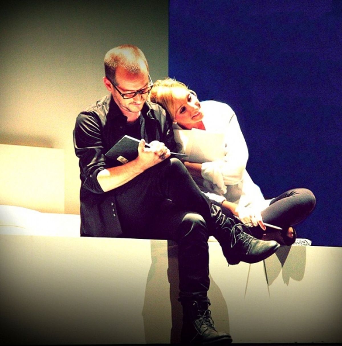 Antonio Ferrer y Mamen Marquez at 