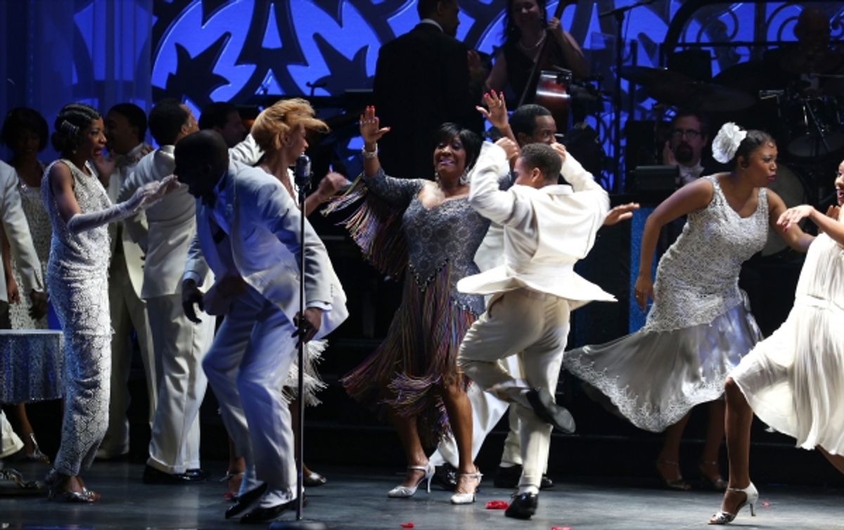 Adriane Lenox, Dule Hill, Karine Plantadit and Patti LaBelle  with the ensemble cast  at 