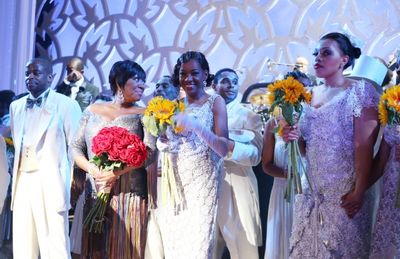Dule Hill, Patti LaBelle, Adriane Lenox and Carmen Ruby Floyd with the ensemble cast  Photo