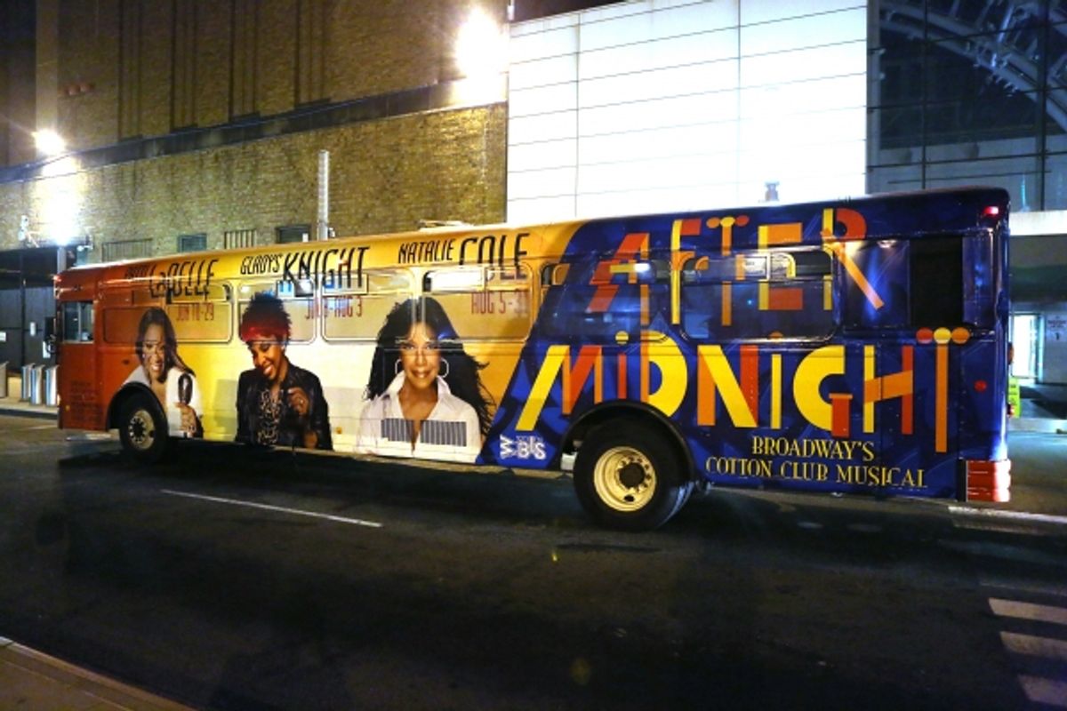 Bus AD Campaign for ''After Midnight'' starring Patti Labelle, Gladys Knight and Natalie Cole  at 
