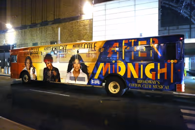 Bus AD Campaign for ''After Midnight'' starring Patti Labelle, Gladys Knight and Nata Photo