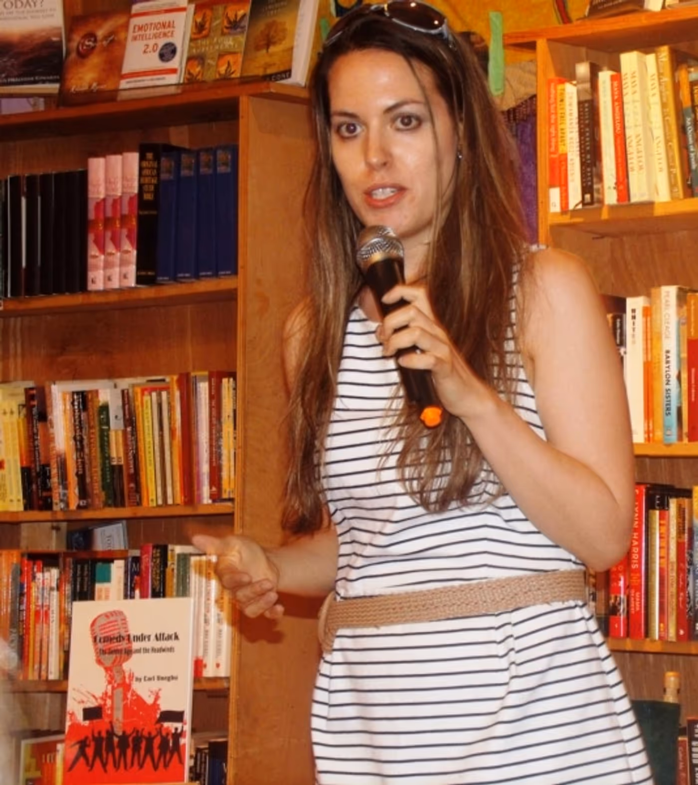 Photo Flash: Carl Unegbu Visits COMEDY UNDER ATTACK Book Signing in Harlem  Image