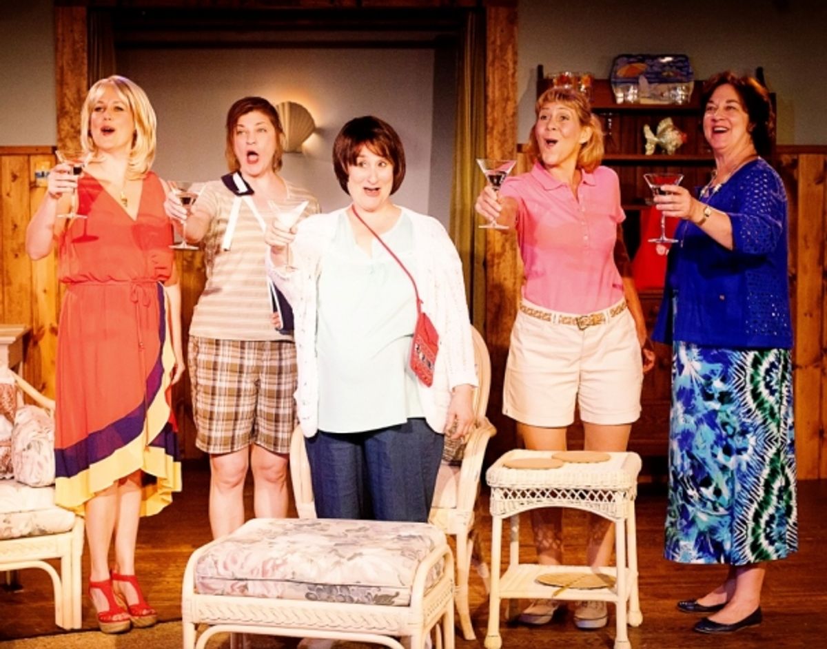 Georgia Rogers Farmer as Lexie, Jennifer Frank as Verandette, Jacqueline Jones as Jeri Neal, Joy Williams as Sheree, Jody Strickler as Dinah at 