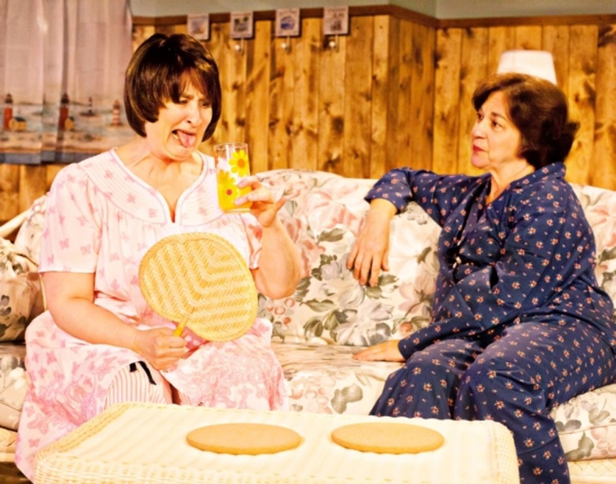 Jacqueline Jones as Jeri Neal and Jody Strickler as Dinah at 