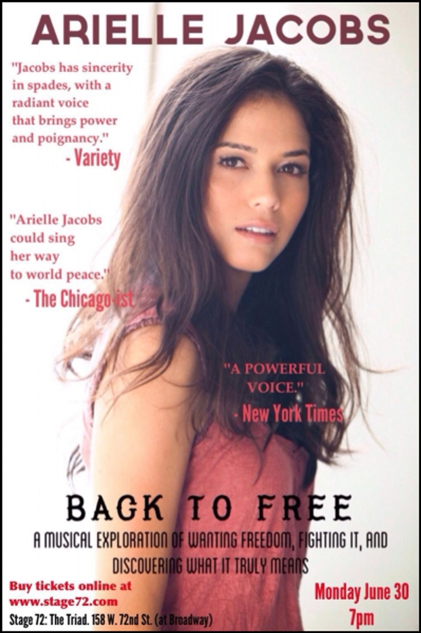 Photo Coverage: Arielle Jacobs Brings BACK TO FREE to The Triad!  Image