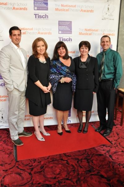 Charlotte St. Martin with the Apple Award Winners-Vincent Gasseto, Holly Valentine, M Photo
