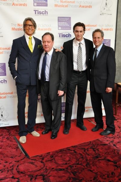 Tommy Tune, James L. Nederlander, Ryan McCarten and Van Kaplan Photo