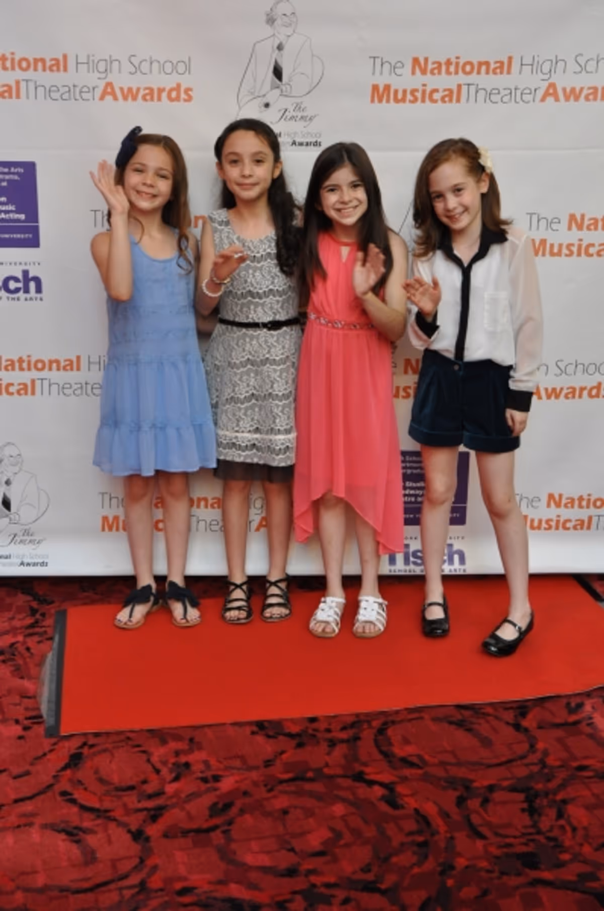 From Matilda The Musical-Paige Brady, Ava Ulloa, Gabriella Pizzolo and Ripley Sobo at 