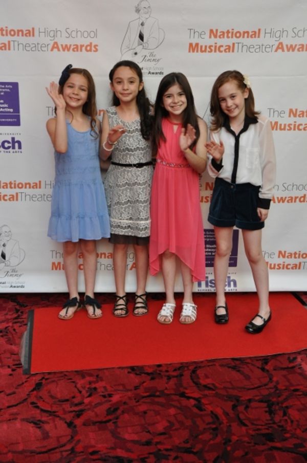 From Matilda The Musical-Paige Brady, Ava Ulloa, Gabriella Pizzolo and Ripley Sobo Photo