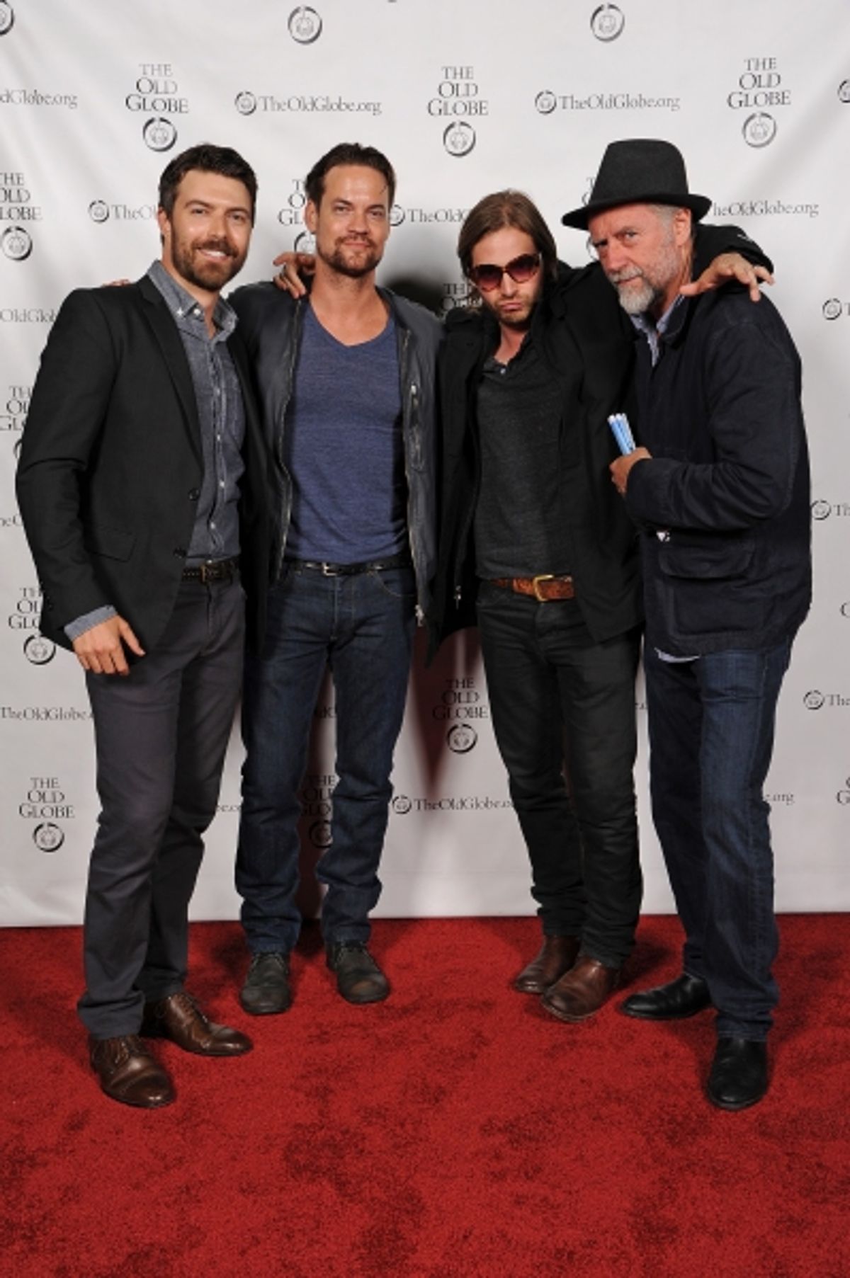 Cast member Noah Bean and his ''Nikita'' costars, Shane West, Aaron Stanford, and Xander Berkeley at 