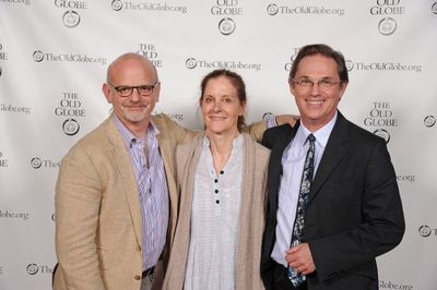 Michael Wilson, Hallie Foote, and cast member Richard Thomas (who recently teamed up  Photo