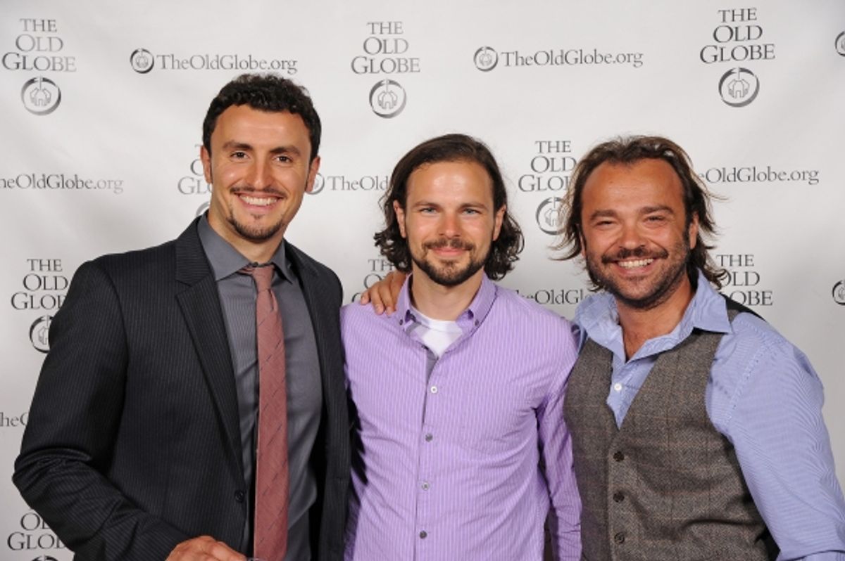 Cast members Lowell Byers, Jonny Orsini, and Kushtrim Hoxha at 