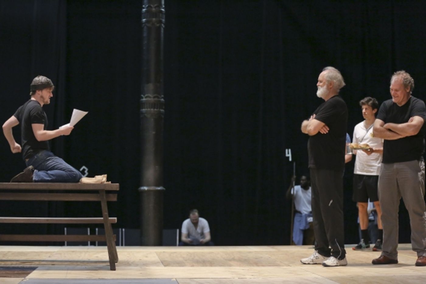 Photo Coverage: In Rehearsal with John Lithgow, Annette Bening & More for KING LEAR in the Park! Photo Coverage: In Rehearsal with John Lithgow, Annette Bening & More for KING LEAR in the Park! Image