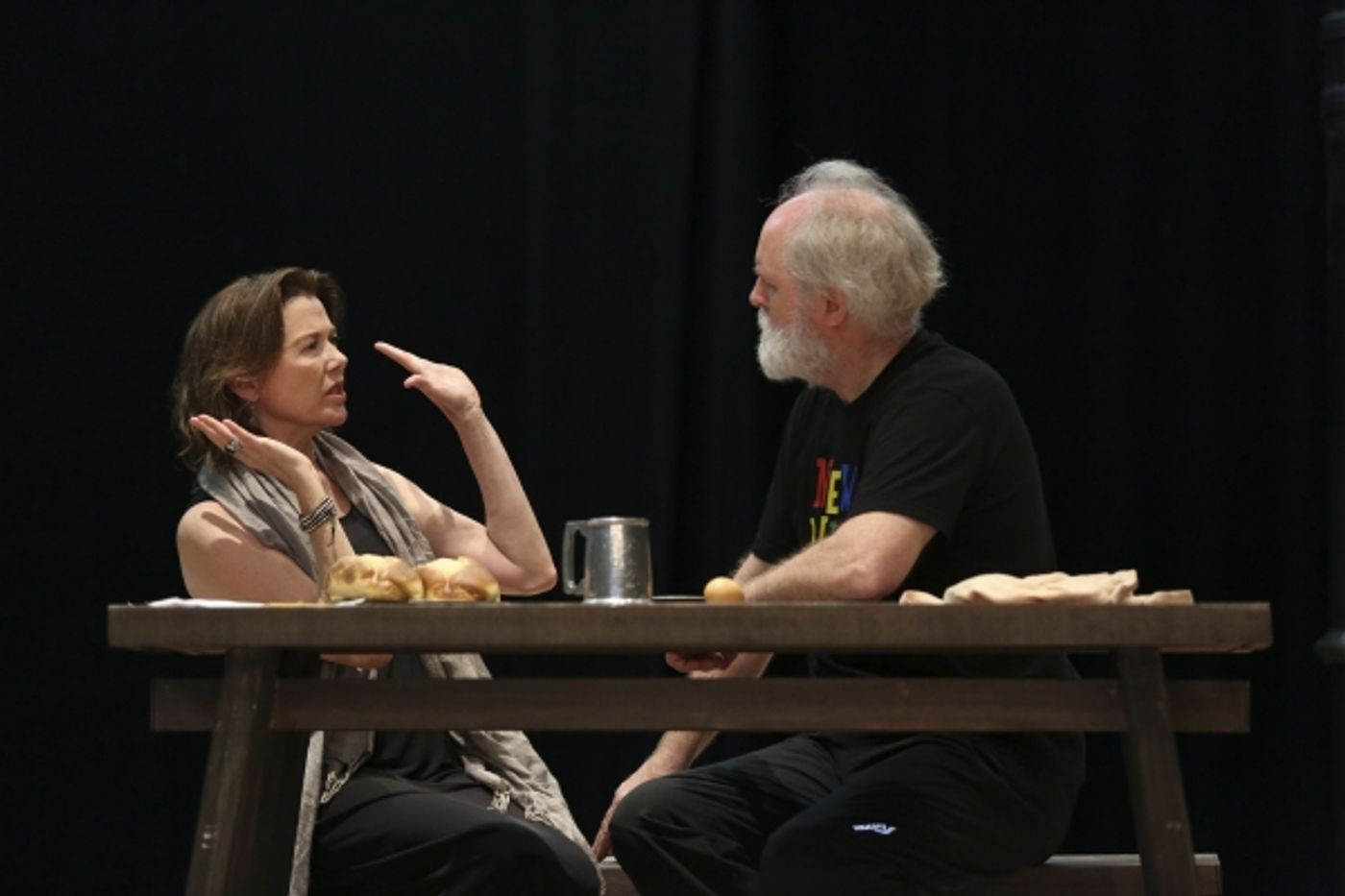 Photo Coverage: In Rehearsal with John Lithgow, Annette Bening & More for KING LEAR in the Park! Photo Coverage: In Rehearsal with John Lithgow, Annette Bening & More for KING LEAR in the Park! Image