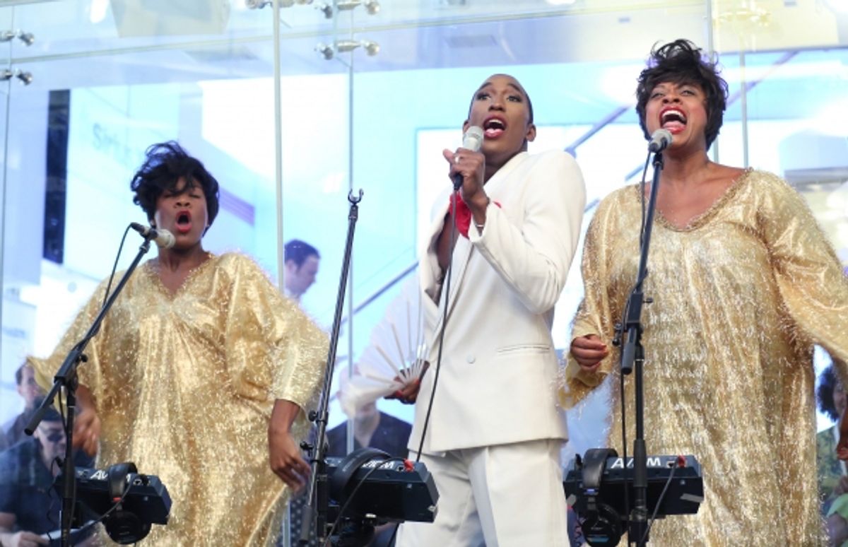 Anthony Wayne with Anastacia McCleskey and Jacqueline Arnold  at 