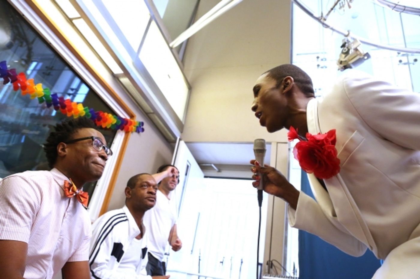 Photo Coverage: MIGHTY REAL Gives Pride Preview on Larry Flick's Sirius XM Radio Photo Coverage: MIGHTY REAL Gives Pride Preview on Larry Flick's Sirius XM Radio Image