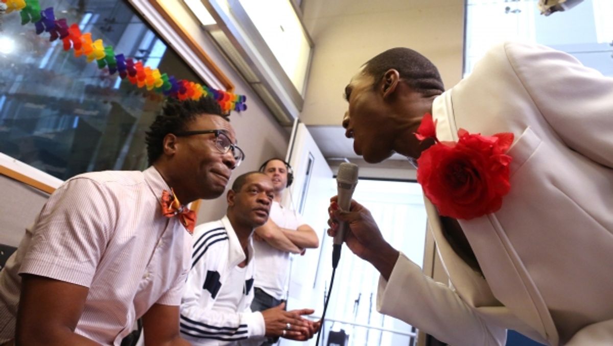 Billy Porter and Anthony Wayne  at 