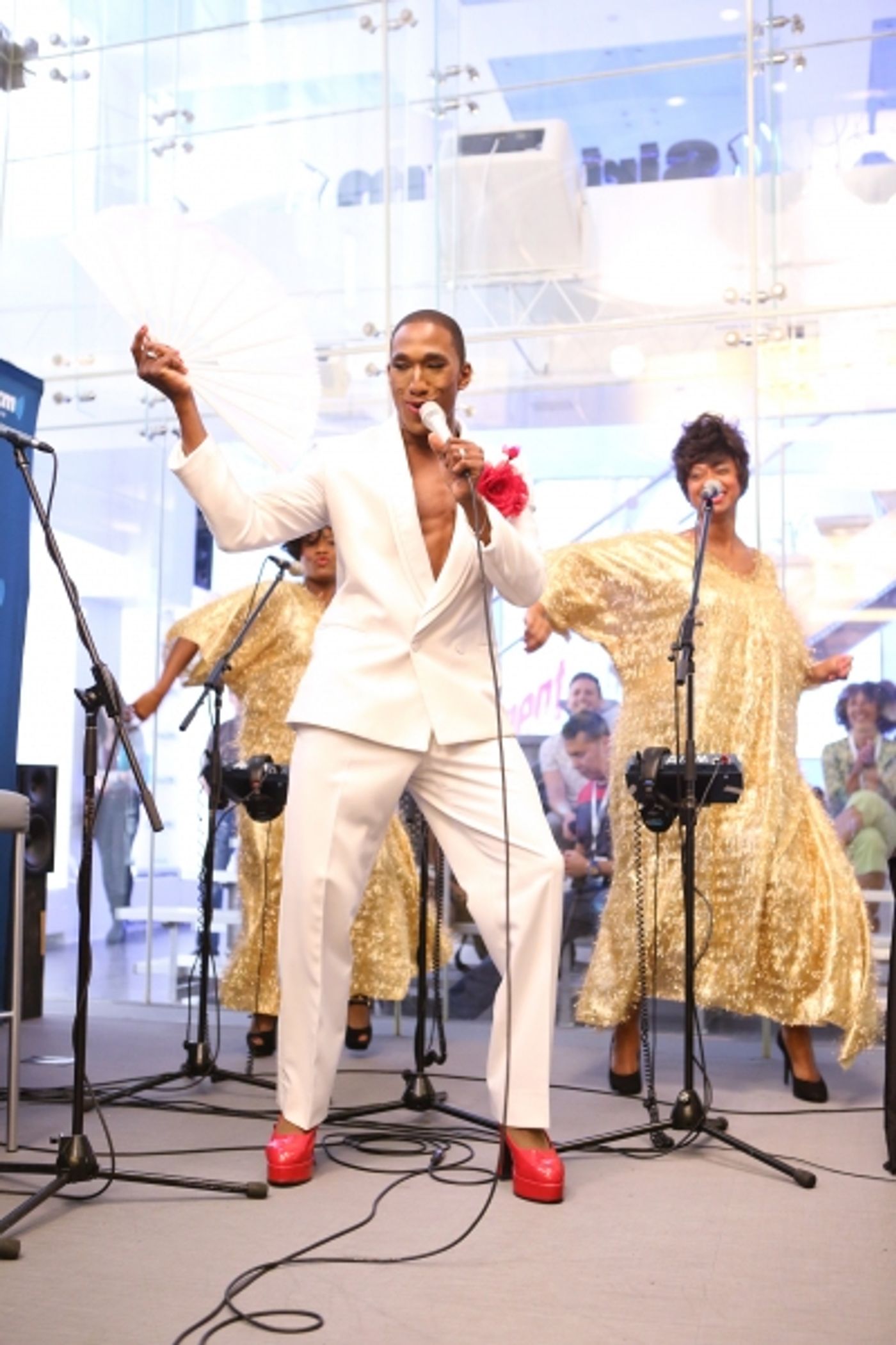 Photo Coverage: MIGHTY REAL Gives Pride Preview on Larry Flick's Sirius XM Radio Photo Coverage: MIGHTY REAL Gives Pride Preview on Larry Flick's Sirius XM Radio Image