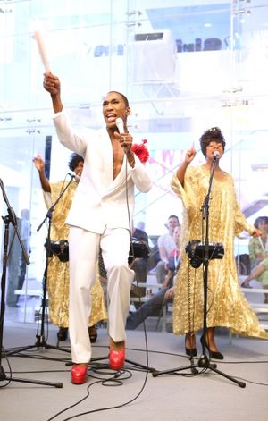 Anthony Wayne with Anastacia McCleskey and Jacqueline Arnold Photo