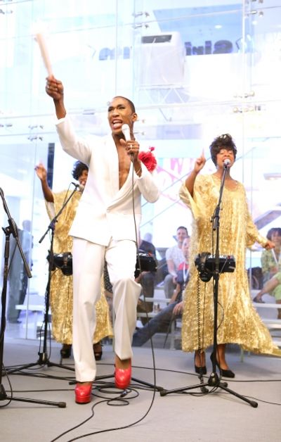 Anthony Wayne with Anastacia McCleskey and Jacqueline Arnold Photo