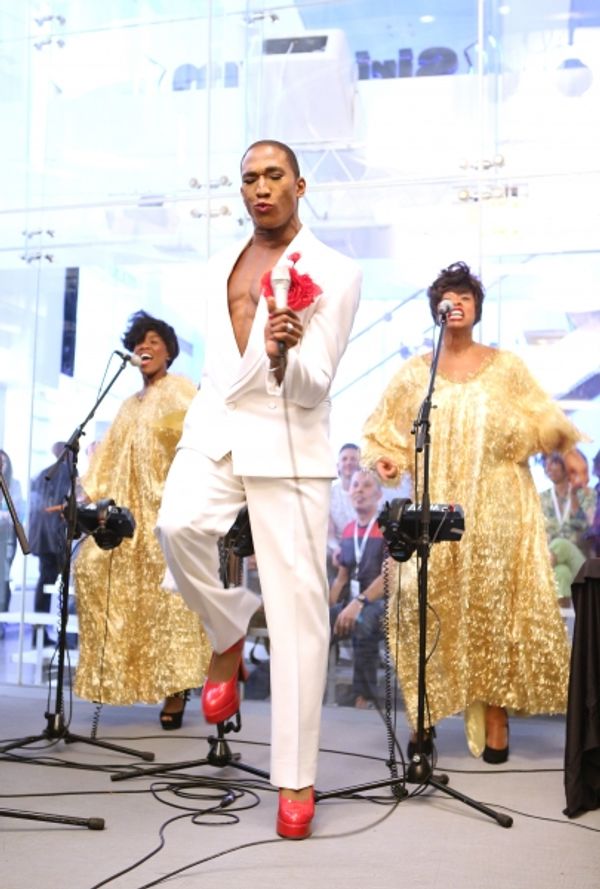 Anthony Wayne with Anastacia McCleskey and Jacqueline Arnold  Photo