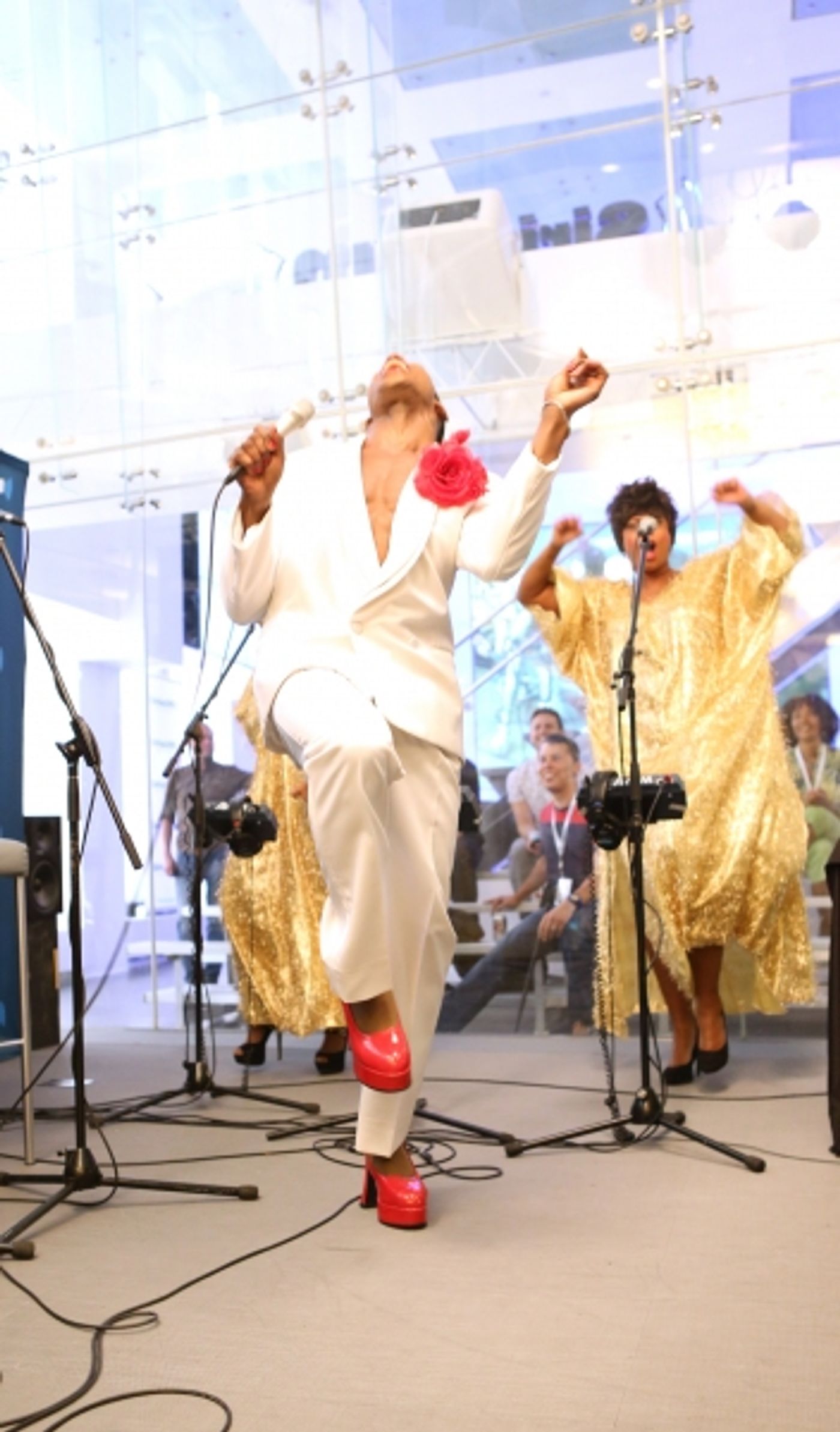 Photo Coverage: MIGHTY REAL Gives Pride Preview on Larry Flick's Sirius XM Radio Photo Coverage: MIGHTY REAL Gives Pride Preview on Larry Flick's Sirius XM Radio Image