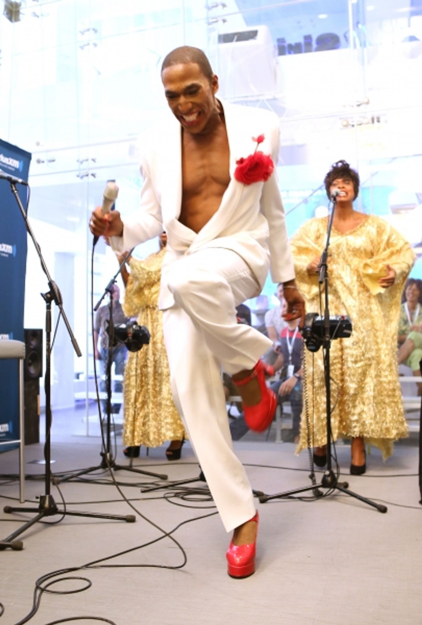 Photo Coverage: MIGHTY REAL Gives Pride Preview on Larry Flick's Sirius XM Radio Photo Coverage: MIGHTY REAL Gives Pride Preview on Larry Flick's Sirius XM Radio Image