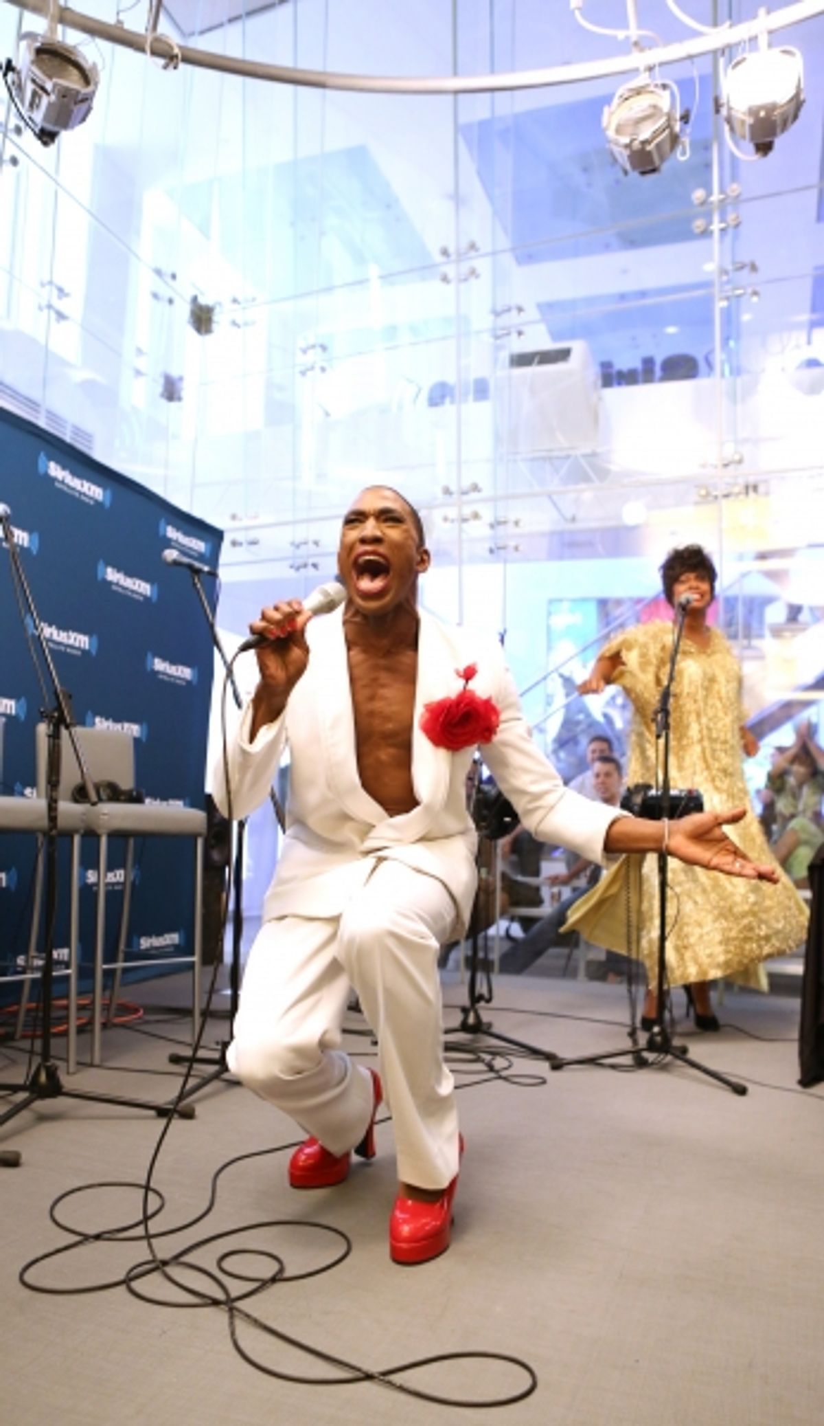 Anthony Wayne with Anastacia McCleskey and Jacqueline Arnold at 