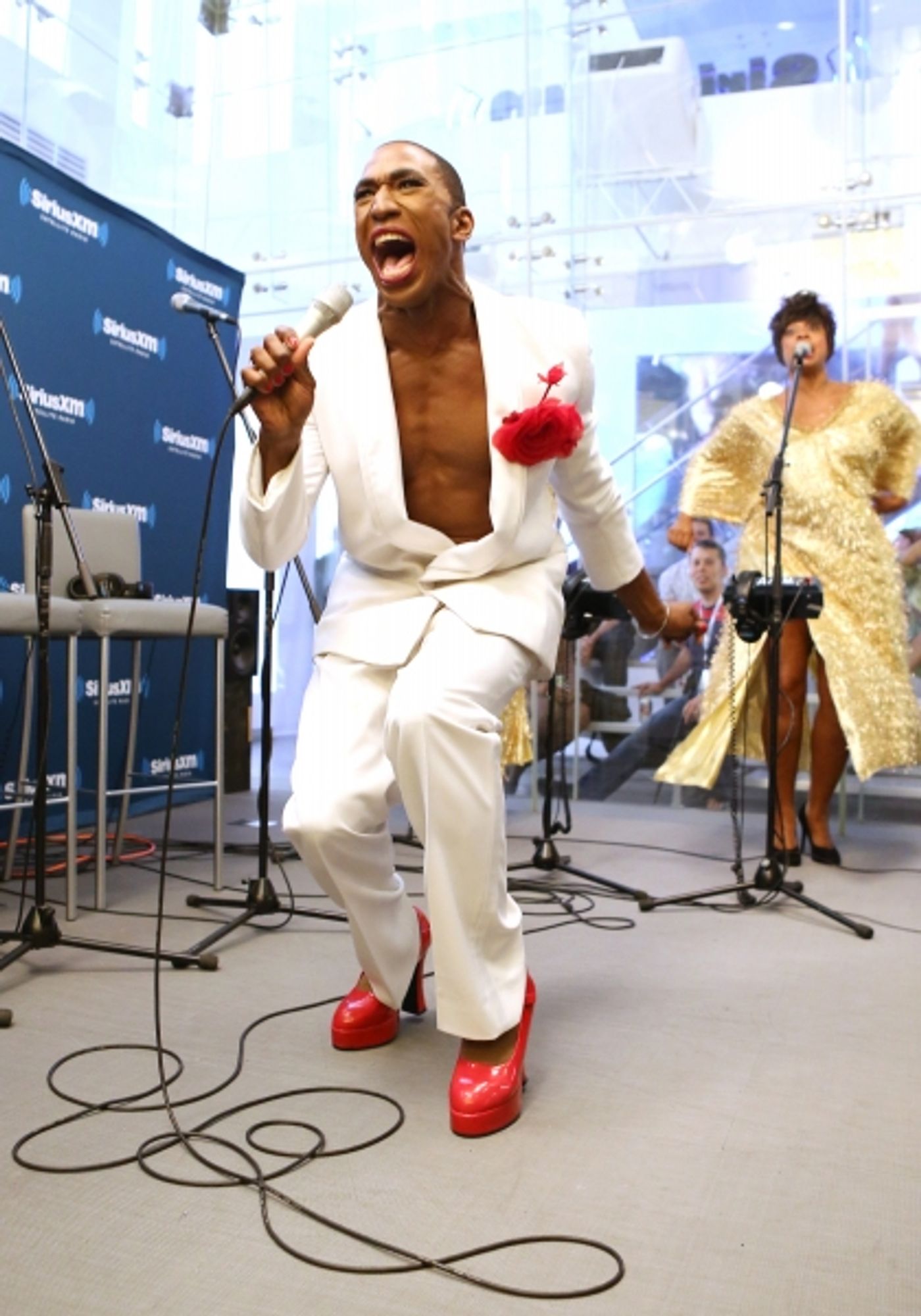 Photo Coverage: MIGHTY REAL Gives Pride Preview on Larry Flick's Sirius XM Radio Photo Coverage: MIGHTY REAL Gives Pride Preview on Larry Flick's Sirius XM Radio Image