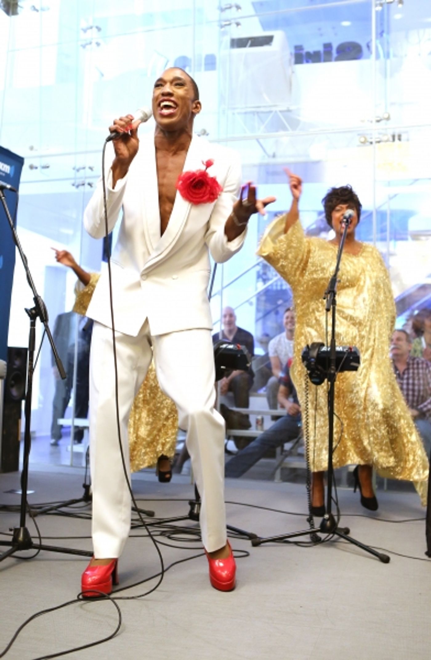 Photo Coverage: MIGHTY REAL Gives Pride Preview on Larry Flick's Sirius XM Radio Photo Coverage: MIGHTY REAL Gives Pride Preview on Larry Flick's Sirius XM Radio Image