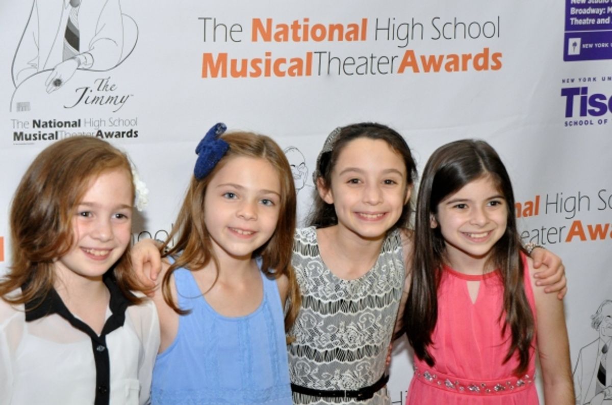 Ripley Sobo, Paige Brady, Ava Ulloa and Garbriella Pizzolo at 