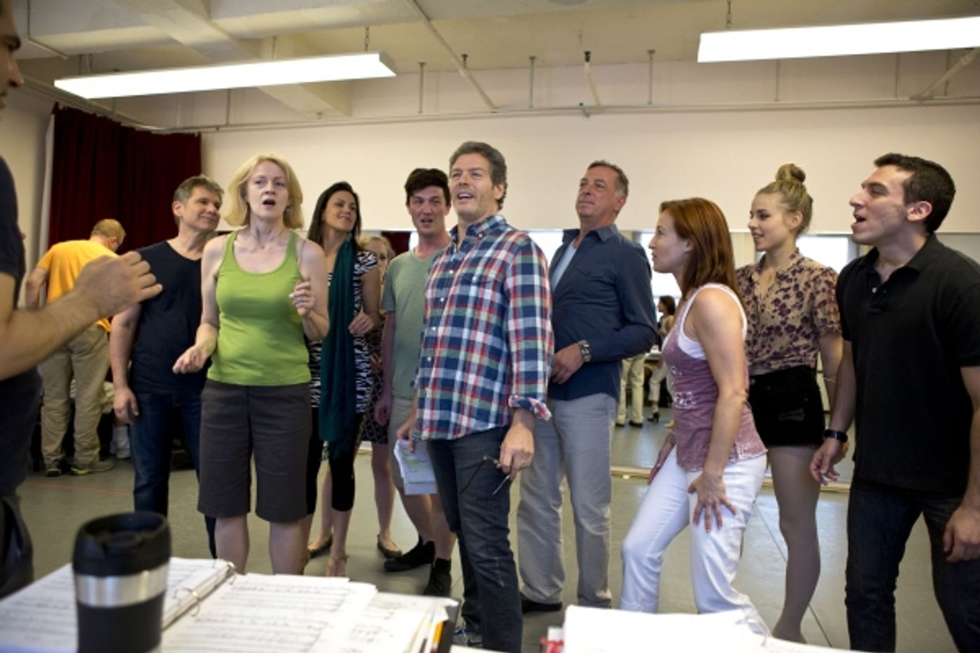 Photo Flash: In Rehearsal with Kevin Spirtas and More for MR. CONFIDENTIAL at NYMF  Image