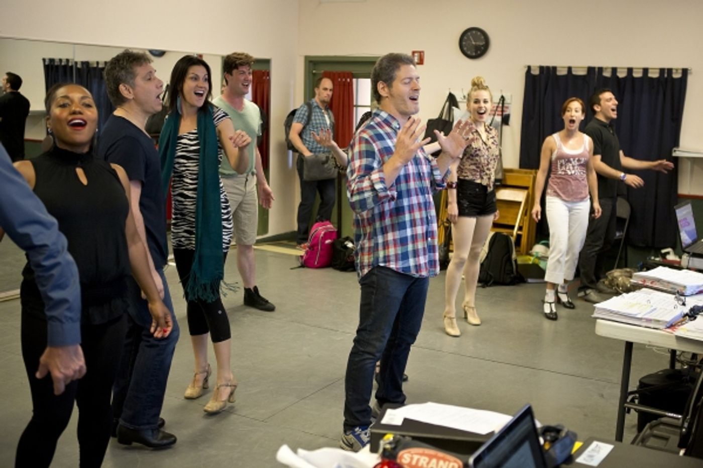 Photo Flash: In Rehearsal with Kevin Spirtas and More for MR. CONFIDENTIAL at NYMF  Image