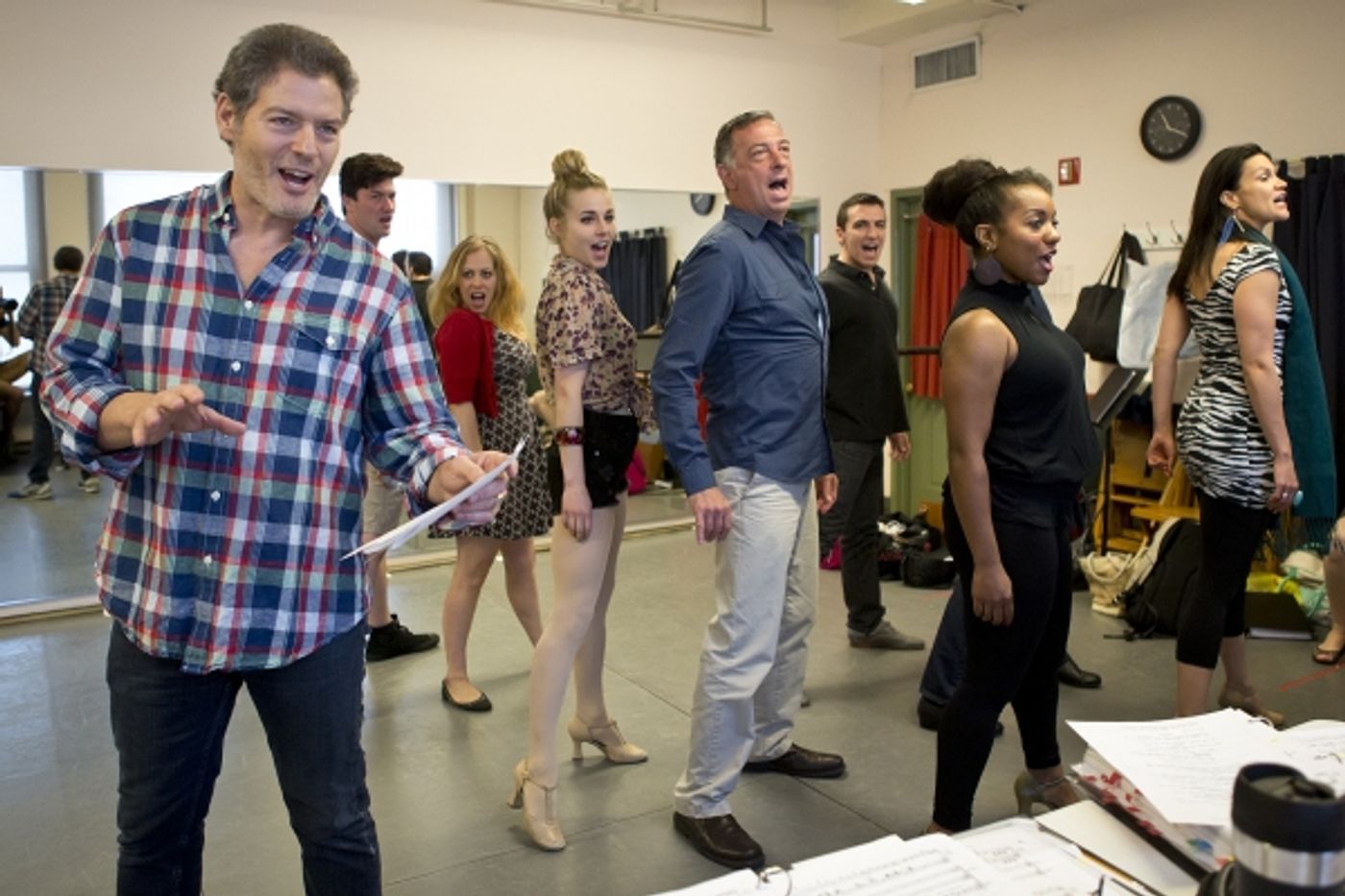 Photo Flash: In Rehearsal with Kevin Spirtas and More for MR. CONFIDENTIAL at NYMF  Image