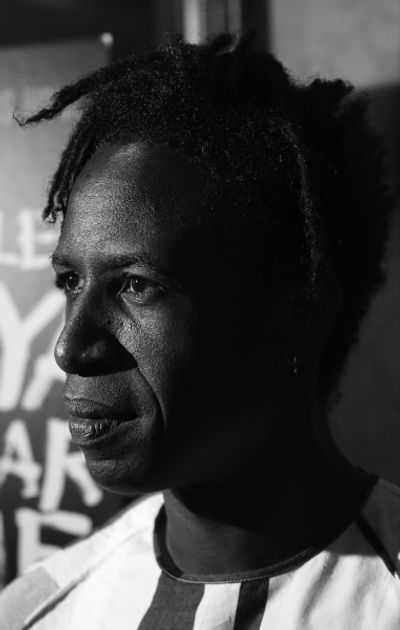 Saul Williams photographed on June 19, 2014 at Gotham Hall in New York City. Photo