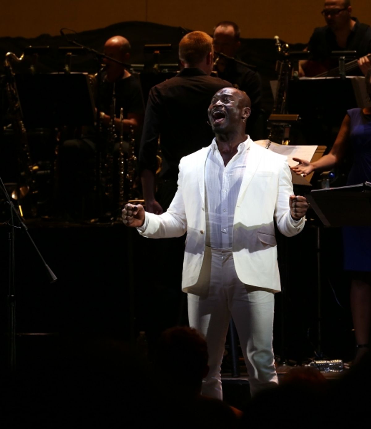 Isaiah Johnson and Ensemble cast  at 